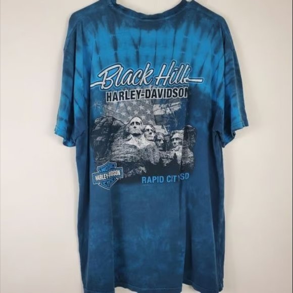 Accessories - Harley Davidson Distressed Sturgis Tee Shirt Mens Size L Sturgis 2014 Black Hill